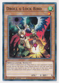 Droll & Lock Bird (Common) single card from Yu-Gi-Oh!