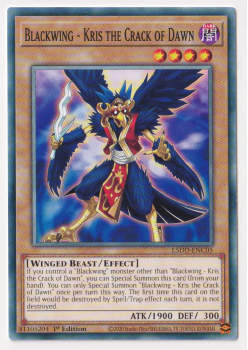Blackwing - Kris the Crack of Dawn (Common) single card from Yu-Gi-Oh!