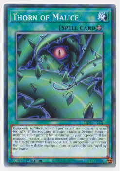 Thorn of Malice (Common) single card from Yu-Gi-Oh!
