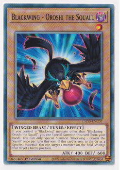 Blackwing - Oroshi the Squall (Common) single card from Yu-Gi-Oh!