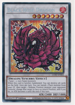 Black Rose Dragon (Secret Rare) single card from Yu-Gi-Oh!