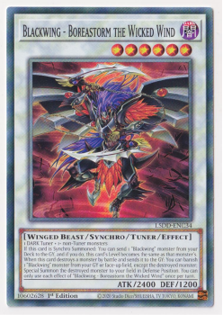 Blackwing - Boreastorm the Wicked Wind (Common) single card from Yu-Gi-Oh!