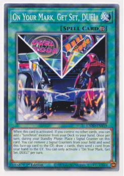 On Your Mark, Get Set, DUEL! (Common) single card from Yu-Gi-Oh!