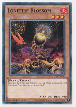 Lonefire Blossom (Common) single card from Yu-Gi-Oh!