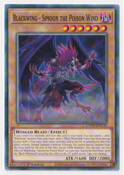 Blackwing - Simoon the Poison Wind (Common) single card from Yu-Gi-Oh!