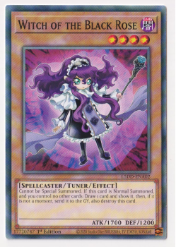 Witch of the Black Rose (Common) single card from Yu-Gi-Oh!