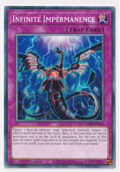 Infinite Impermanence (Common) single card from Yu-Gi-Oh!