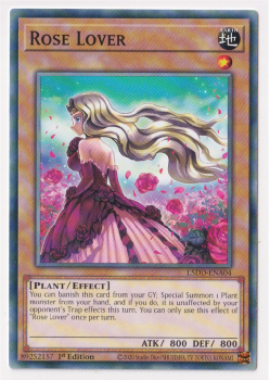 Rose Lover (Common) single card from Yu-Gi-Oh!