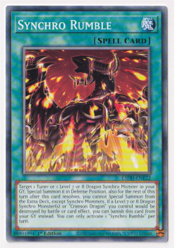 Synchro Rumble (Common) single card from Yu-Gi-Oh!