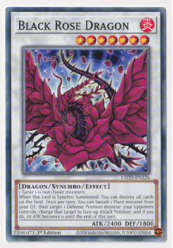 Black Rose Dragon (Common) single card from Yu-Gi-Oh!