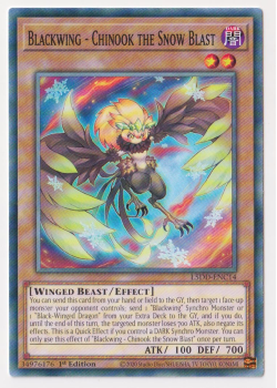 Blackwing - Chinook the Snow Blast (Common) single card from Yu-Gi-Oh!