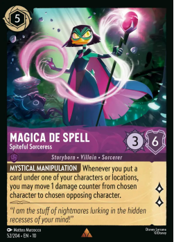 Magica De Spell - Spiteful Sorceress single card from Disney Lorcana