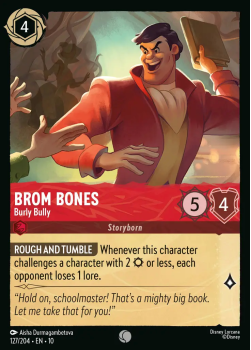 Brom Bones - Burly Bully single card from Disney Lorcana