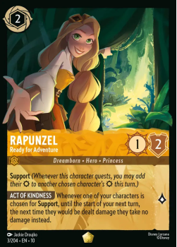 Rapunzel - Ready for Adventure single card from Disney Lorcana