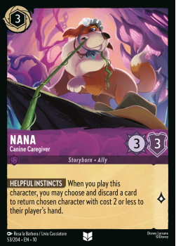 Nana - Canine Caregiver single card from Disney Lorcana