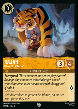 Rajah - Devoted Protector single card from Disney Lorcana