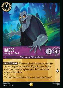 Hades - Looking for a Deal single card from Disney Lorcana