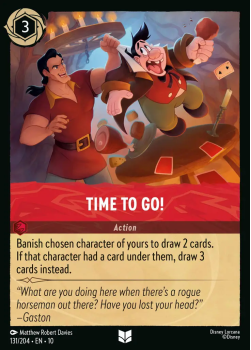 Time to Go! single card from Disney Lorcana