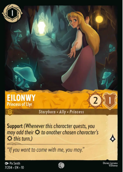 Eilonwy - Princess of Llyr single card from Disney Lorcana
