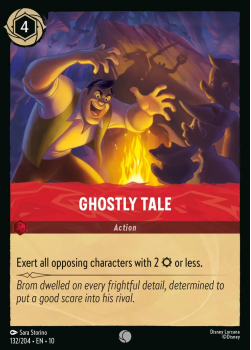 Ghostly Tale single card from Disney Lorcana