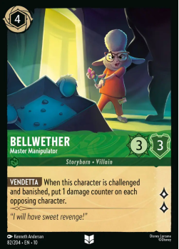 Bellwether - Master Manipulator single card from Disney Lorcana