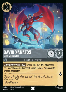David Xanatos - Steel Clan Leader single card from Disney Lorcana