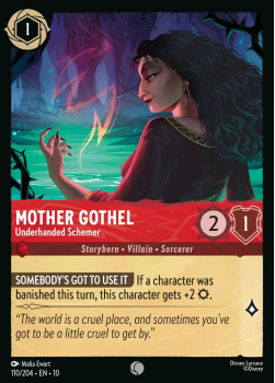 Mother Gothel - Underhanded Schemer single card from Disney Lorcana
