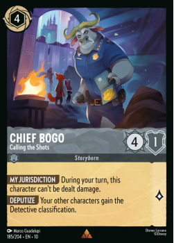 Chief Bogo - Calling the Shots single card from Disney Lorcana