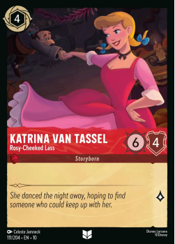 Katrina Van Tassel - Rosy-Cheeked Lass single card from Disney Lorcana