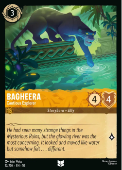 Bagheera - Cautious Explorer single card from Disney Lorcana