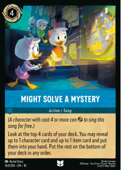 Might Solve a Mystery single card from Disney Lorcana