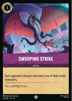Swooping Strike single card from Disney Lorcana