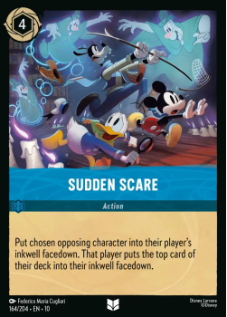 Sudden Scare single card from Disney Lorcana
