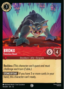 Bronx - Ferocious Beast single card from Disney Lorcana