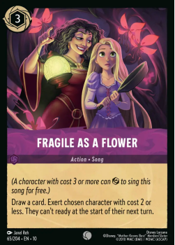 Fragile as a Flower single card from Disney Lorcana