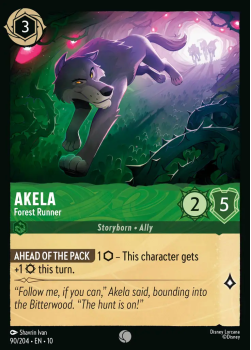 Akela - Forest Runner single card from Disney Lorcana