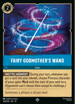 Fairy Godmother's Wand single card from Disney Lorcana