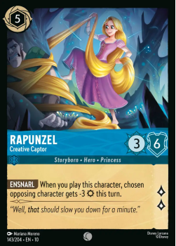 Rapunzel - Creative Captor single card from Disney Lorcana