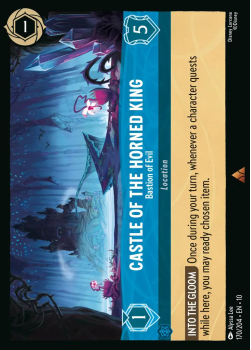 Castle of the Horned King - Bastion of Evil single card from Disney Lorcana