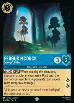 Fergus McDuck - Scrooge's Father single card from Disney Lorcana