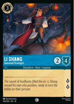 Li Shang - Seasoned Strategist single card from Disney Lorcana