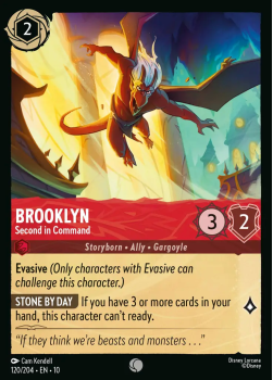 Brooklyn - Second in Command single card from Disney Lorcana