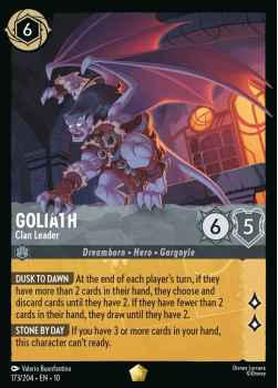 Goliath - Clan Leader single card from Disney Lorcana