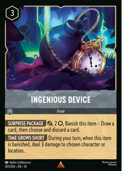 Ingenious Device single card from Disney Lorcana