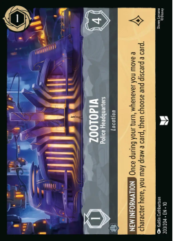 Zootopia - Police Headquarters single card from Disney Lorcana