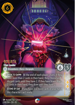 Goliath - Clan Leader single card from Disney Lorcana