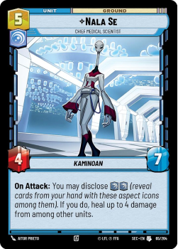 Nala Se - Chief Medical Scientist single card from Star Wars Unlimited