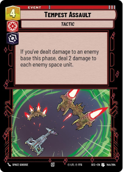 Tempest Assault single card from Star Wars Unlimited