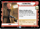 Luthen Rael - Don't You Want to Fight For Real? : 013/264 SECRET OF POWER - Star Wars Unlimited Single Card