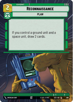 Reconnaissance (HYPERSPACE) single card from Star Wars Unlimited